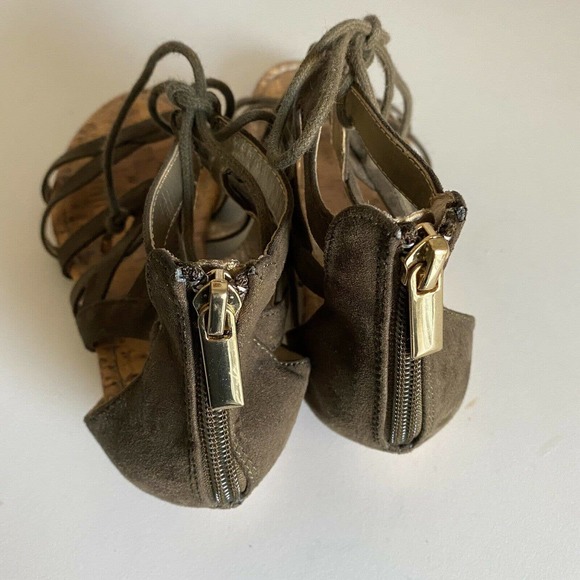 Canyon River Blues Sandal Cage Suede Gladiator Strappy Open Toe Lace Up … - Picture 3 of 4